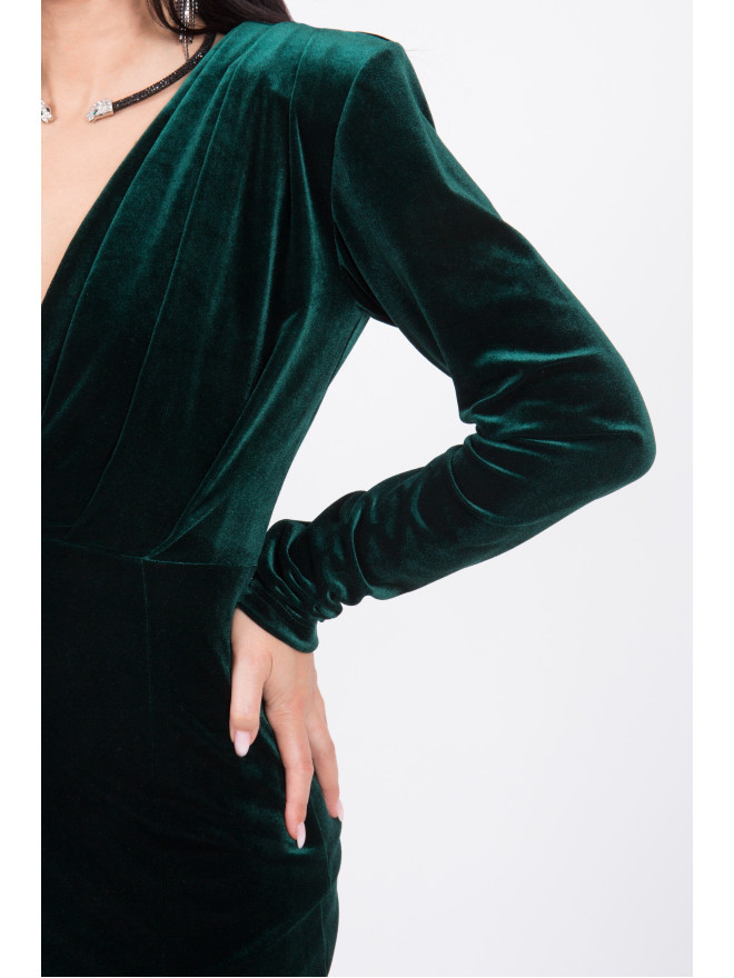 Diana Deep Green Velvet