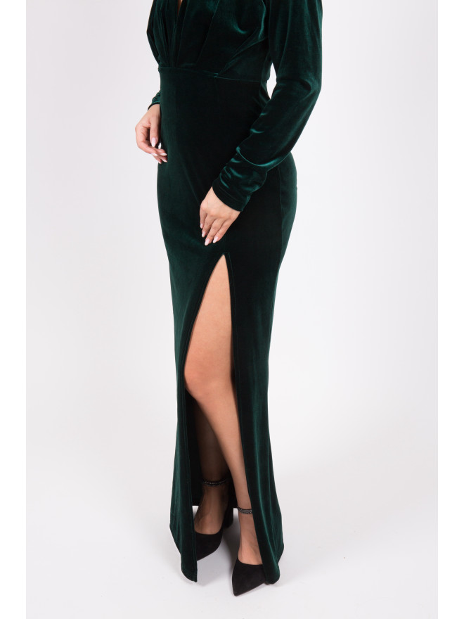 Diana Deep Green Velvet