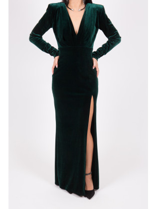 Diana Deep Green Velvet