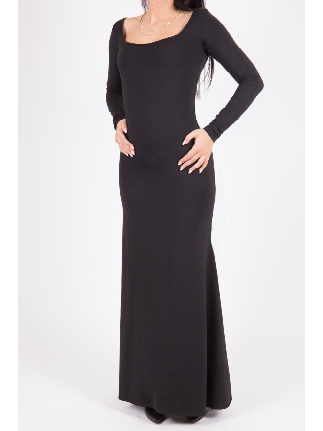 Mily Black Jersey maxi