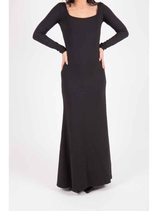 Mily Black Jersey maxi