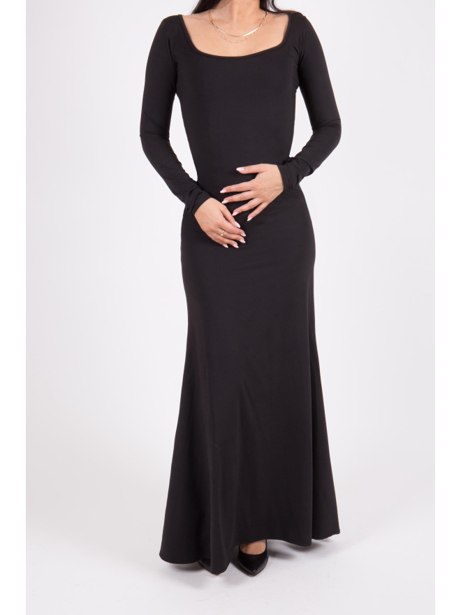 Mily Black Jersey maxi